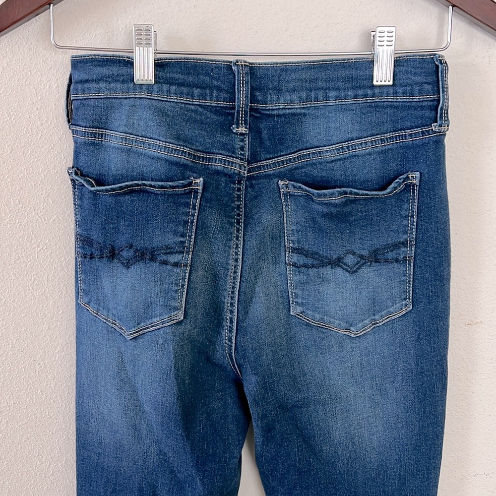 Mudd High Rise Jeggings Flex Stretch Denim Jeans Size 7 Skinny Distressed - Picture 4 of 12